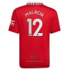 Maglia ufficiale Manchester United Malacia 12 Casa 2022-23 per Uomo